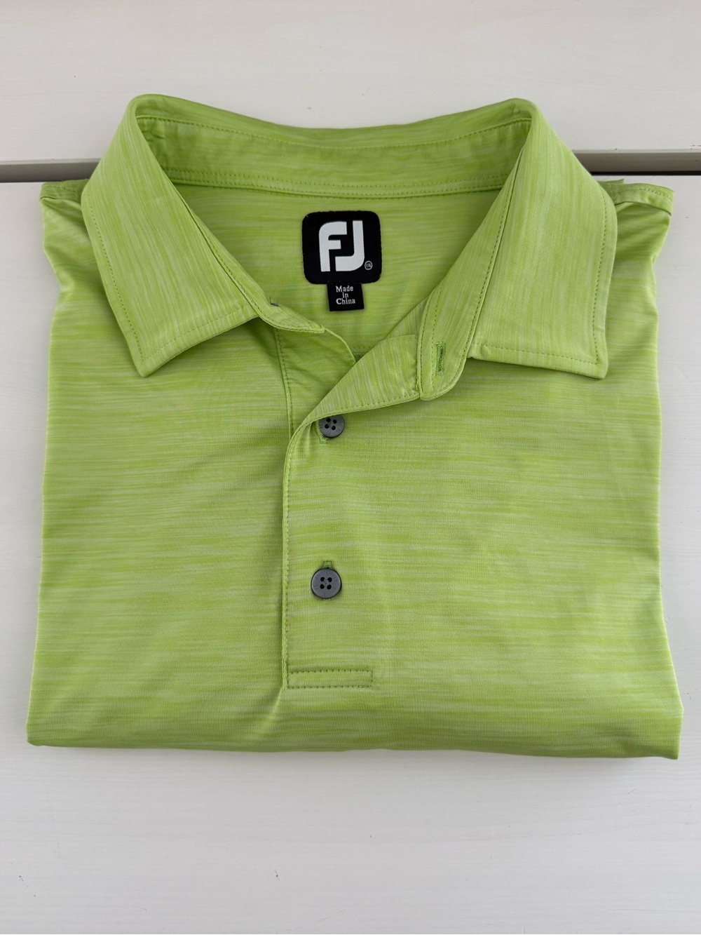 FootJoy Lime Green Performance Golf Polo XXL